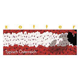 Čokoláda s makovým krémem Typisch Österreich Zotter  Čokoláda s makovým krémem Typisch Österreich Zotter