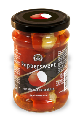 Třešňové papričky se sýrem Käsemacher Třešňové papričky se sýrem Käsemacher